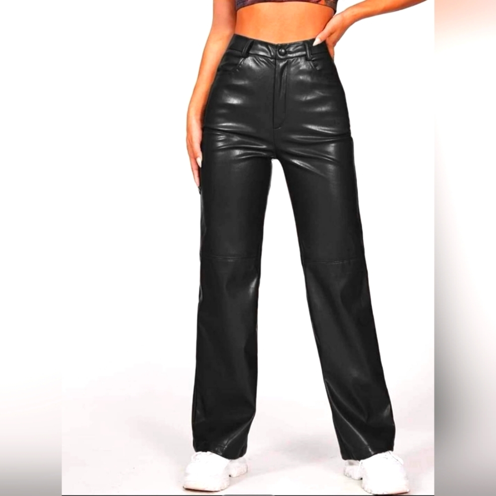 Black high waist pant medium